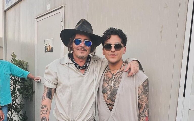 Johnny Depp y Christian Nodal- Foto Cortesía