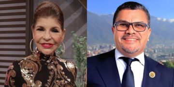 Amanda Gutiérrez Padrón y Benjamín Rausseo- Fotos Cortesía