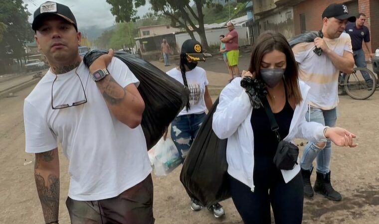 «Cada granito cuenta»: Yuli Zeraoidex y José ‘Bandy’ Laverde se movilizaron hasta Cumanacoa tras inundaciones