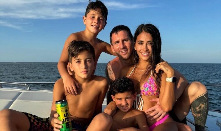 Messi y su familia disfrutan de sus vacaciones a bordo de un lujoso yate