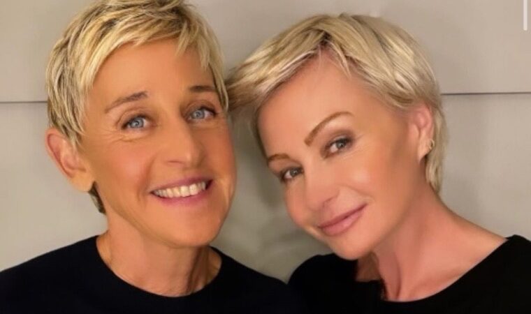 La presentadora Ellen DeGeneres celebra 16 años de casada con la actriz Portia de Rossi