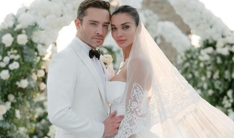 ¡Chuck Bass se casó! Ed Westwick, protagonista de “Gossip Girl” celebró su boda con la actriz Amy Jackson