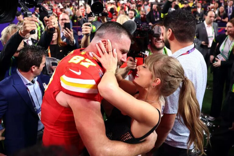 Travis Kelce y Taylor Swift- Foto Cortesía