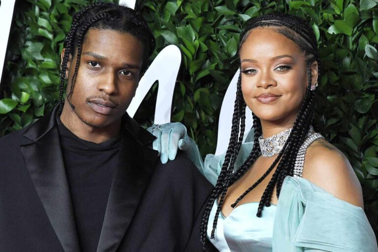 A$AP Rocky y Rihanna- Foto Cortesía