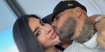 Nicky Jam y su novia- Foto Cortesía