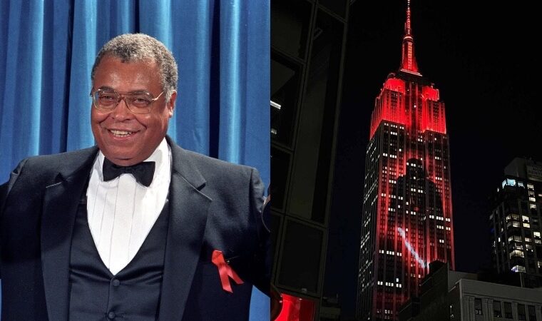 El Empire State Building rinde homenaje a James Earl Jones con un espectacular tributo