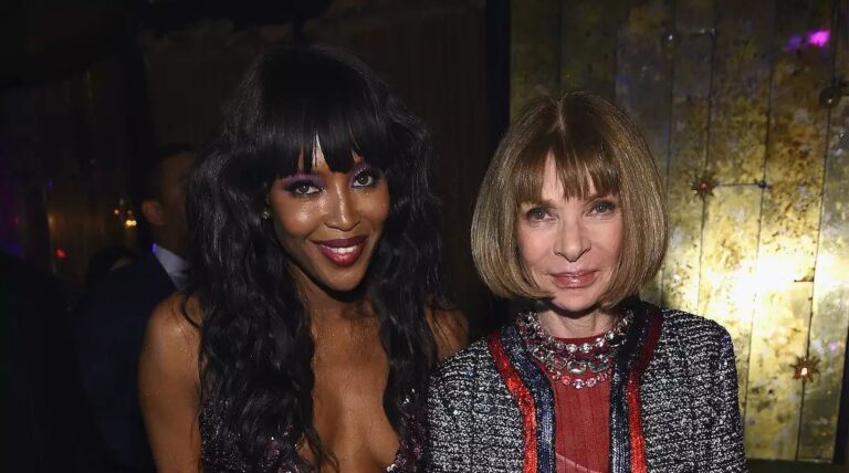 Naomi Campbell y Anna Wintour- Foto Cortesía