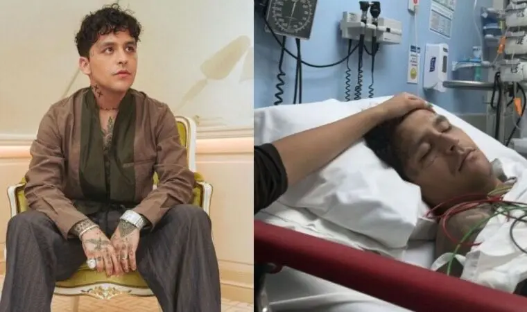 Christian Nodal es dado de alta tras ser hospitalizado de emergencia