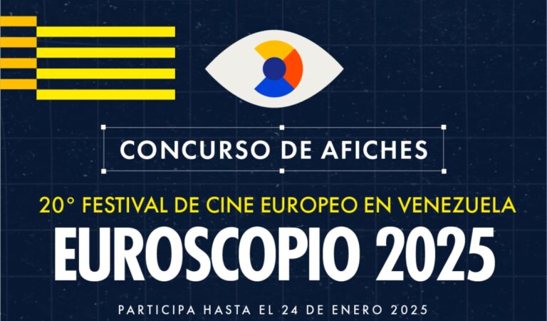 Convocatoria abierta: Diseña el afiche del 20º Festival de Cine Europeo «Euroscopio» 2025 en Venezuela