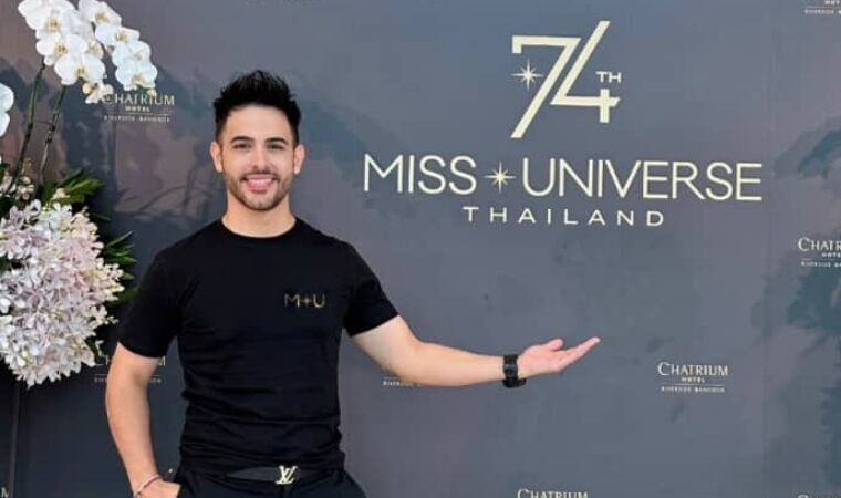 Miguel Crespo destaca en el equipo oficial de maquillaje de Miss Universo Tailandia 2025