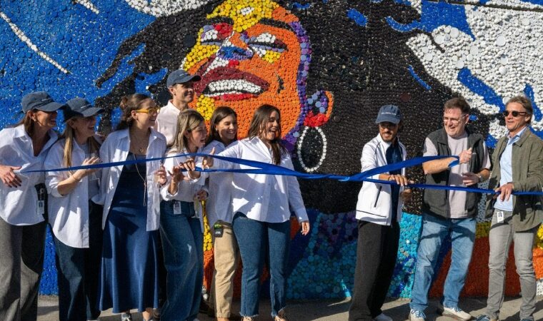 Mural ecológico de Minalba: arte que transforma