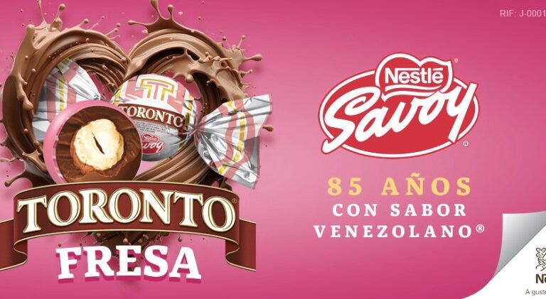 Savoy celebra 85 años en Venezuela con el lanzamiento del nuevo Toronto Fresa